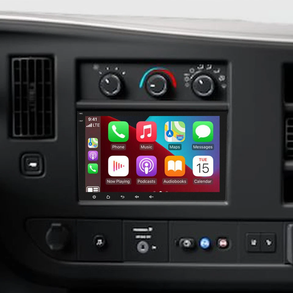 For 2008-2024 Chevrolet Express Wifi Carplay Android 13.0 Stereo Radio GPS Navi - Image 3 of 4