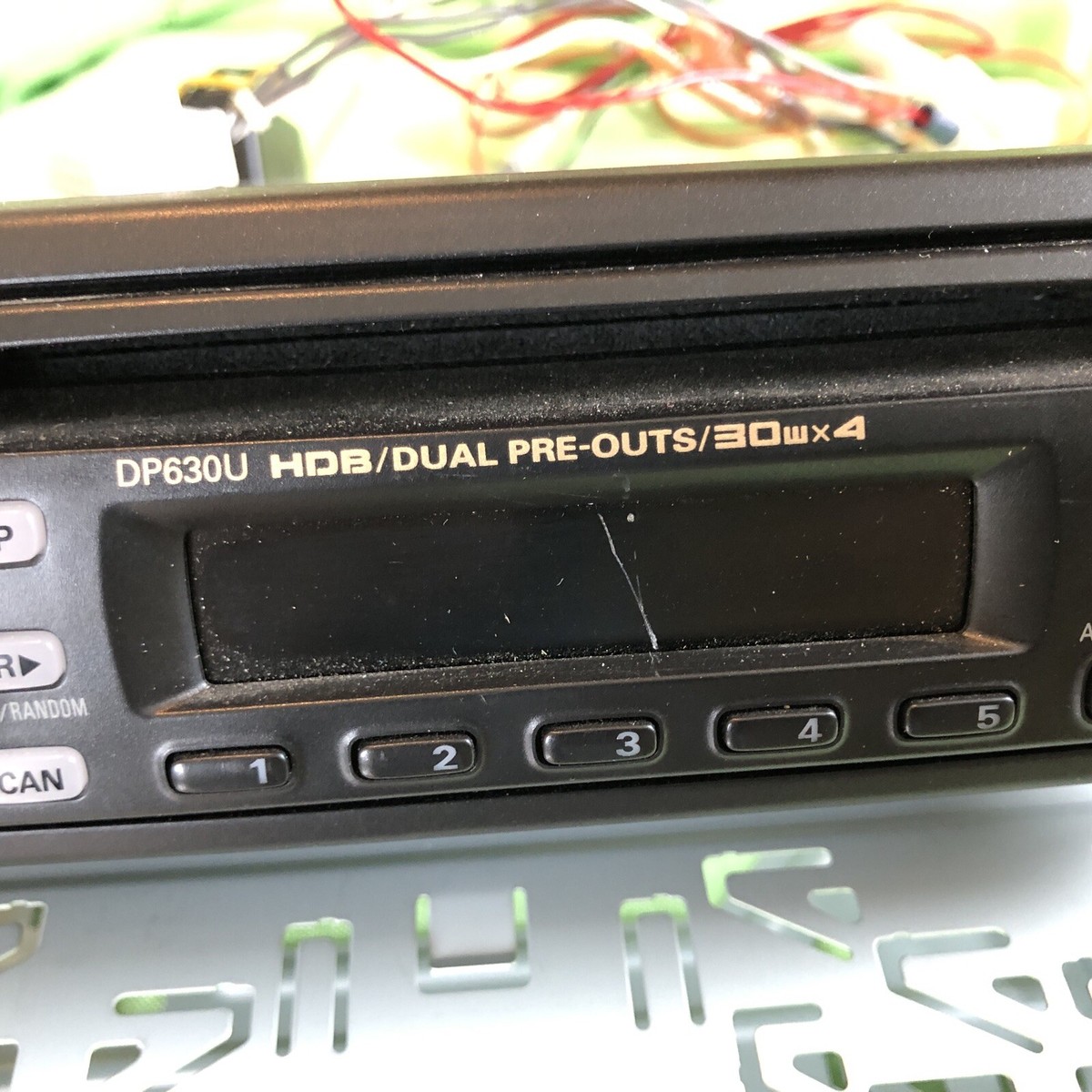1995 Panasonic DP630U HDB/Dual Pre-Outs/30wx4 Car Stereo CD 1995 Panasonic DP630U HDB/Dual Pre-Outs/30wx4 Car Stereo CD
