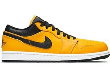 Men's Nike Air Jordan Retro 1 Low "University Gold Black" Fashion 553558 700
