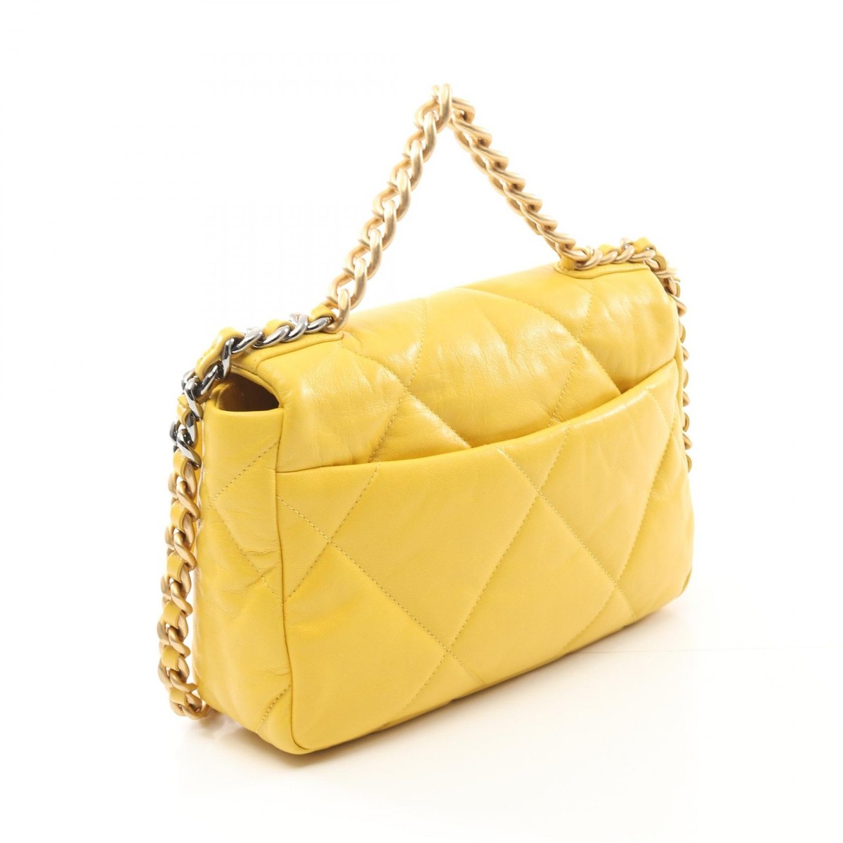 CHANEL 19 dix-neuf Matelasse 2way Shoulder Bag AS1160 Lamb leather