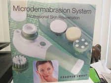Sharper Image Microdermabrasion System Skin Rejuvenation Pro Cleansing Set 