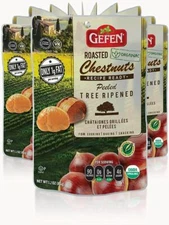 Gefen Organic Roasted Chestnuts, Turkey Stuffer, 5.2 oz (Pack of 12)