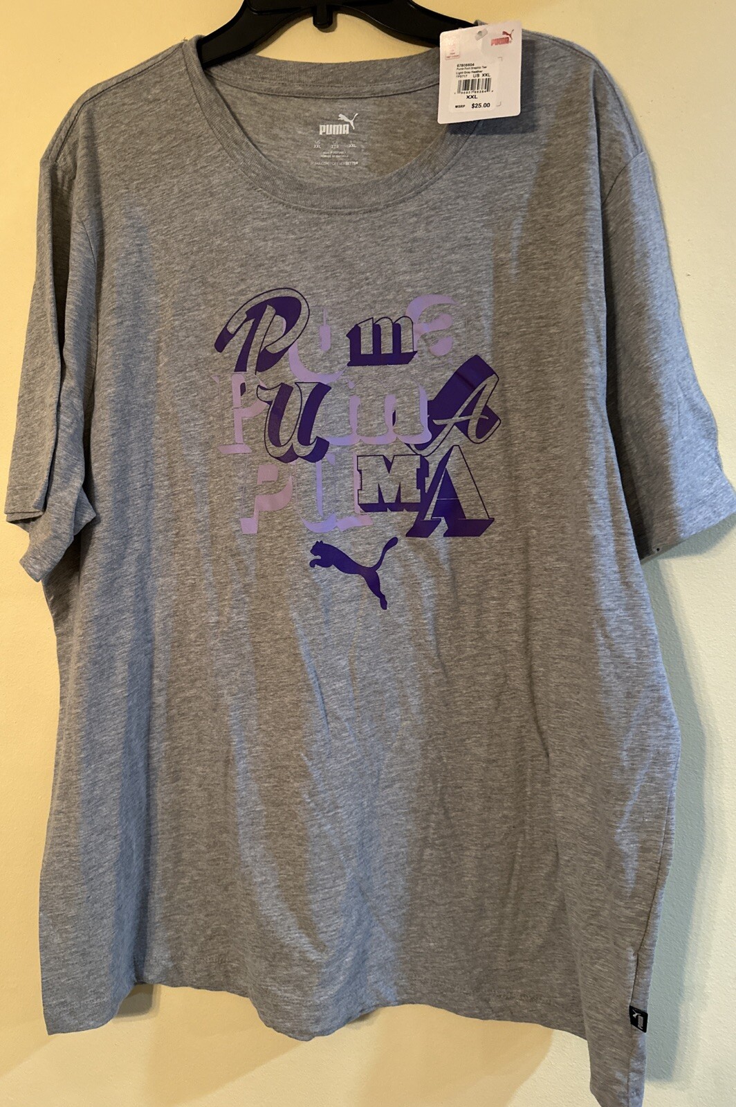 Puma Downtown Graphic Crew Neck Short Sleeve T-Shirt Mens Size XXL  Casual Tops
