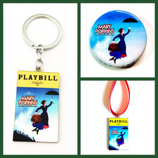 Mary Poppins Broadway, Keychain, Ornament or Button