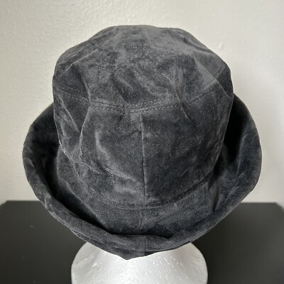 Fredrikson Finland Floral Embroidered Grey Velvet Women display picture 3