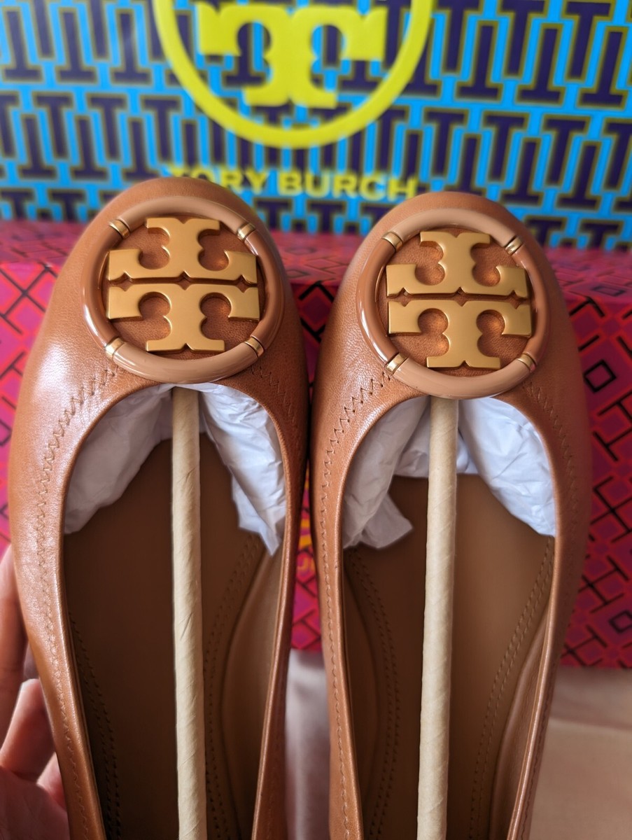 Tory Burch Multi Logo Ballet Flats $378 | eBay