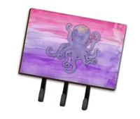 Caroline's Treasures Octopus Watercolor Leash Or Key Holder on sale Caroline's Treasures Octopus Watercolor Leash Or Key Holder on sale