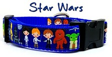 Sci Fi dog collar handmade adjustable buckle collar 1" wide or leash movie