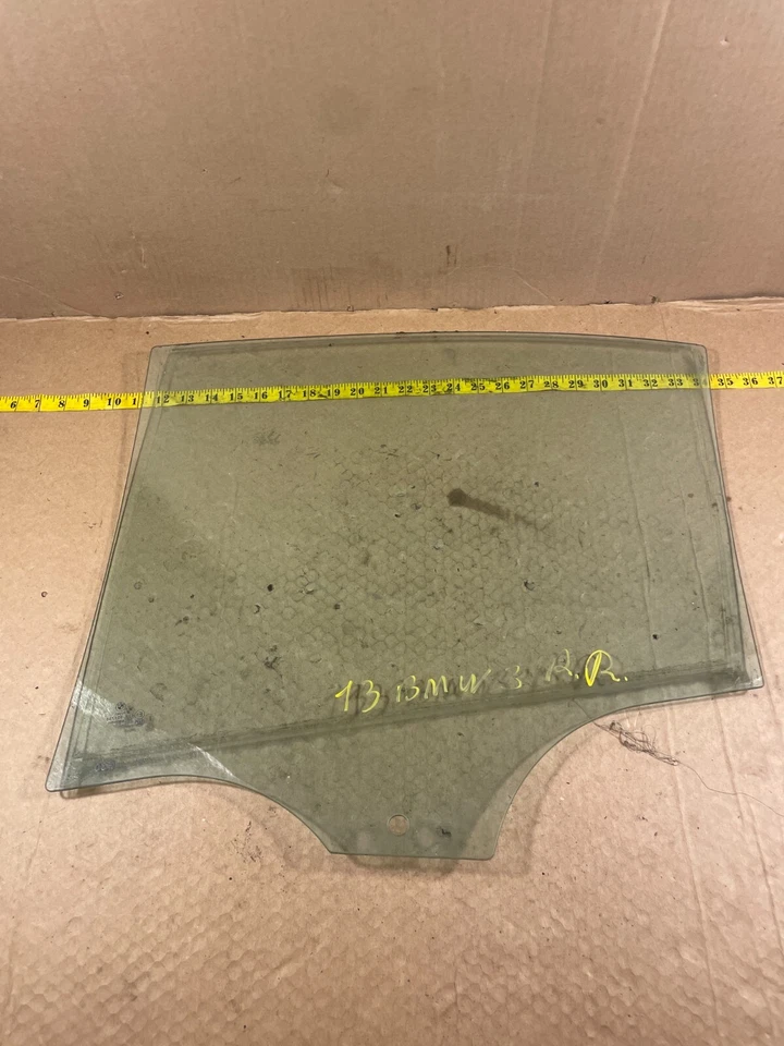2011-2016 BMW 328i REAR RIGHT PASSENGER SIDE DOOR WINDOW GLASS 43R001735 OEM . Foto 3 de 4
