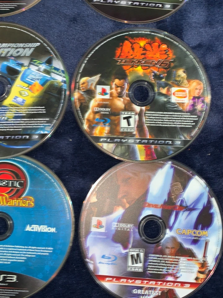 Lote de 9 Juegos PS3 Fallout 3, God of War, LEGO Batman, F1, Tekken, MX ATV Foto 2 de 4