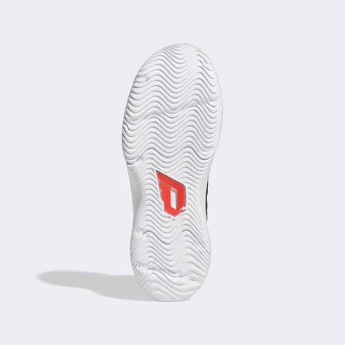 ADIDAS Basketball-New-Men's Dame Certified White/Red/Gray GY8965-Men's Size 10 - Picture 8 of 12