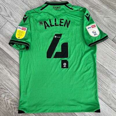 Stoke City 2021/2022 Away Football Shirt Soccer Jersey Allen #4