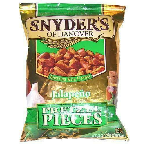 2 X Snyder's Jalapeno Pretzel Pieces125g UK Delivery for sale online eBay