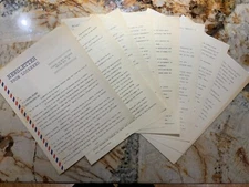 USAF Lockheed T-33 Shooting Star Jet Trainer Press Release Newsletter Aircraft