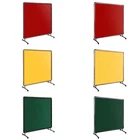 Welding Screen With Frame, 6' X 6'/6' X 8' Welding Curtain Screen, Flame-Resista