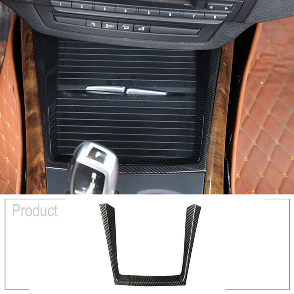 2008-2013 For BMW X5 E70 ABS Accessories Interior Water Holder Cup Cover Trim