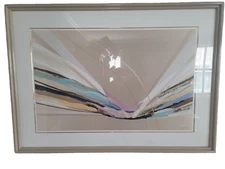 Elba Alvarez Noriama Serigraph framed Hand Signed