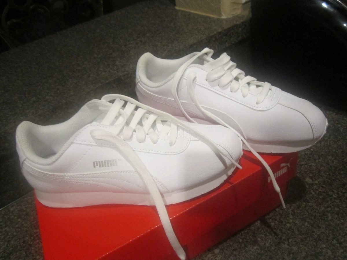 PUMA TURIN JR WHITE 360914 06 SIZE 5.5 | eBay