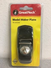 Great Neck LSO 3.5" L X 1W " Adjustable Die Cast Alloy Black Mini Block Plane