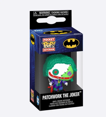 Funko Pocket Pop! Keychain DC Batman - Patchwork The Joker