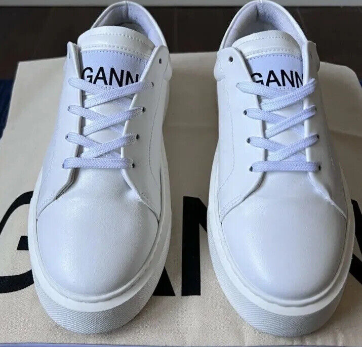 Ganni Womens Sporty Mix Monochrome Sneakers Lace Up Casual Ganni Womens Sporty Mix Monochrome Sneakers Lace Up Casual