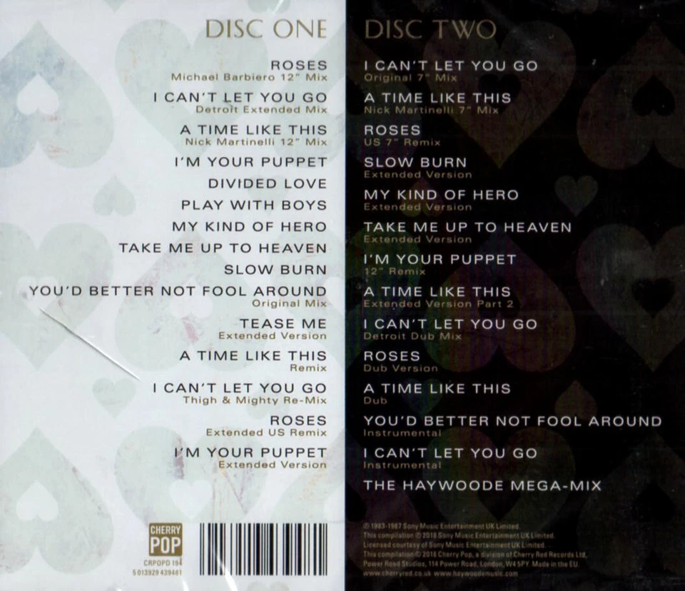 Haywoode – Roses (Remixes & Rarities) 2 CD-Set Cherry Pop CRPOPD 194 -Neu & OVP- - Bild 2 von 2
