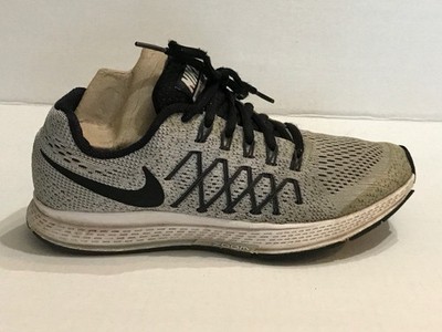 Nike Boys Air Zoom Pegasus 32 759968-001 Gray Running Shoes Sneakers Size 6Y