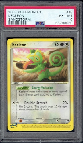 Kecleon graded PSA 6 for sale on eBay