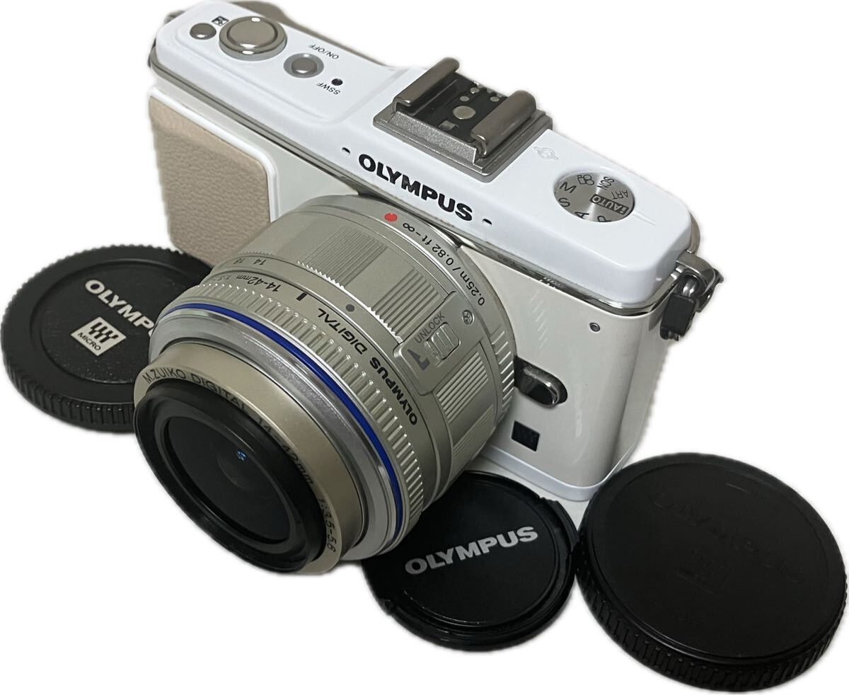 OLYMPUS PEN E-P2 レンズキット Olympus Pen E-P2 Mirrorless Camera Lens KIT Body Black Operation