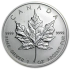 2004 Canadian Silver Maple Leaf 1 oz — photo from another recent sale