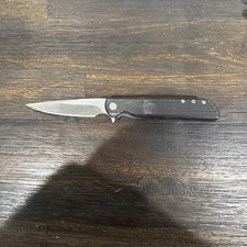 Black Carbon Fiber CRKT LCK+ Lerch Design Assisted Opening Knife