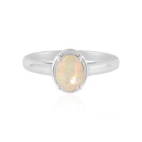 Cavill Welo Opal Ring 0,647Ct Ovalschliff Platin Silber Damen Edel Schmuck-