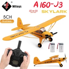 WLtoys XKS A160-J3 RC Plane, 5-CH Large Remote Control Airplane W/ LED Light NEW