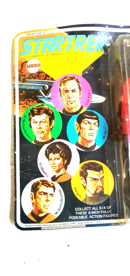 Figura de acción vintage 1974 Mego Star Trek teniente Uhura ¡sellada! Foto 4 de 4