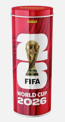 Panini FIFA World Cup Sticker Tin + Album + Stickers TARGET EXCLUSIVE RED TIN