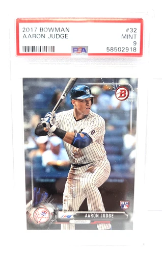 2017 Bowman AARON JUDGE RC Rookie Baseball Card PSA 9 MINT