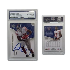 2008 Plaxico Burress Autographed SP Upper Deck #56 Authentic Auto