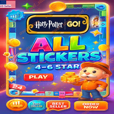 CHEAPEST Monopoly Go Golden Blitz Stickers 4-6 Star Stickers Lightning Fast