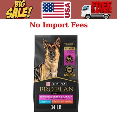 Purina Pro Plan Sensitive Skin & Stomach Salmon Large Breed Dry Dog Food,34lb