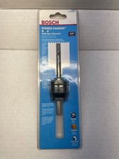 BOSCH POWER CHANGE HOLE SAW MANDRELS 3/8” SHANK HOLESAW PILOT BIT PCM38