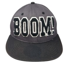 Boom Angry Birds Snapback Hat Gray One Size Embroidered Colorblock