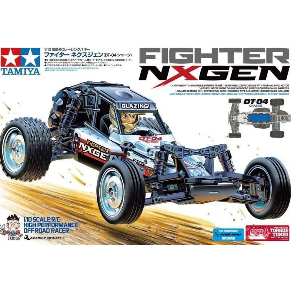 Tamiya 58741 Fighter NXGEN DT-04 2WD Buggy Bausatz 1:10 Neuheit 2025 - Bild 3 von 4
