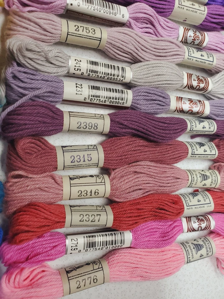 30 DMC Retors #4 Embroidery Floss Lot of 30 Different Colors - Image 3 of 4