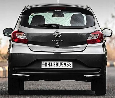 Tata Tiago - Chrom-Heckklappenverkleidung
