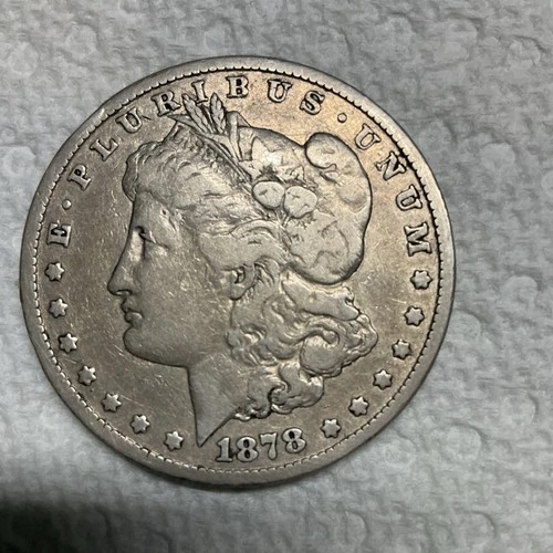 1878 Morgan Silver $1 Dollar Carson City Circulated Business Strike Uncertified