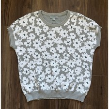 Barefoot Dreams CozyChic Ultra Lite Dolman Pullover Water/Daffodil Size Med