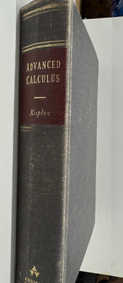 Advanced Calculus, Kaplan, 1959,  VG condition