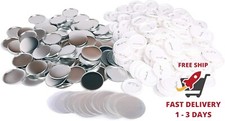 100 juegos de botones en blanco de 2,25 pulgadas/58 mm para m quina de fabricaci