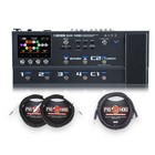 BOSS GX-100 23 AIRD Amplifiers Multi-Effects Pedal with Guitar Cable Bundle