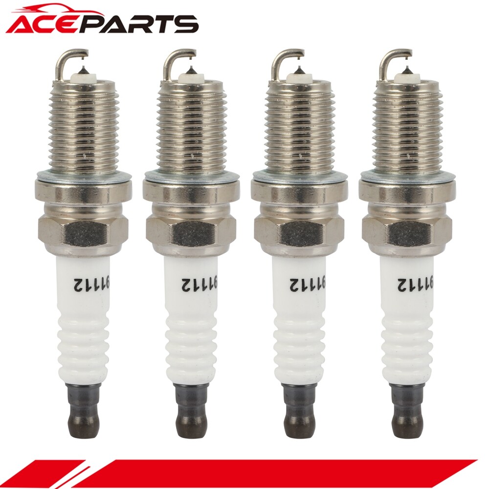 4 Double Iridium Spark Plugs Fits 2018-2020 Mitsubishi Outlander PHEV 2.0L L4